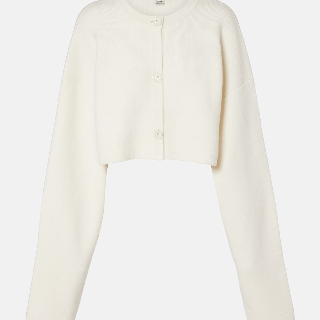 Toteme - Cropped wool-blend cardigan