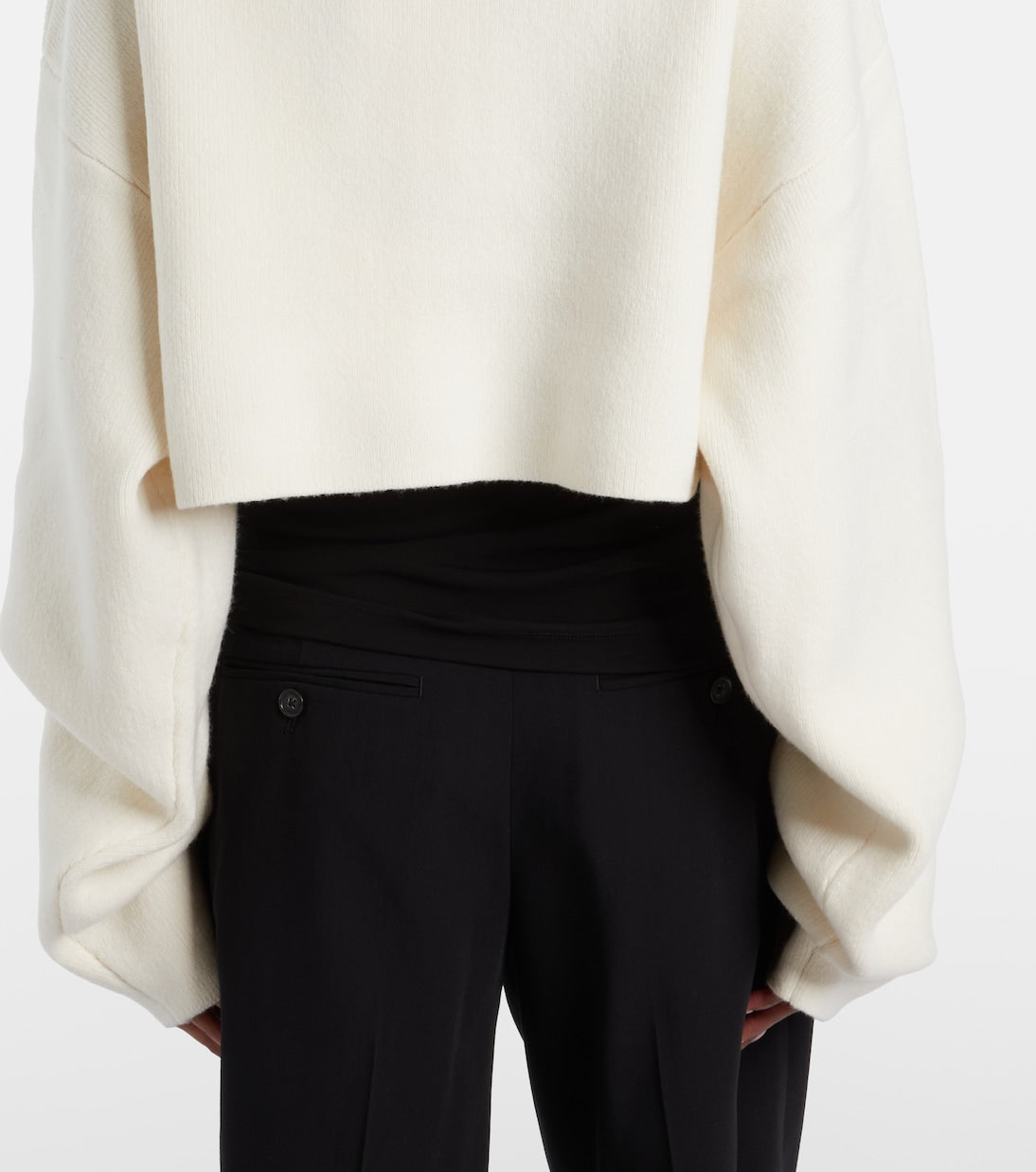 Toteme - Cropped wool-blend cardigan
