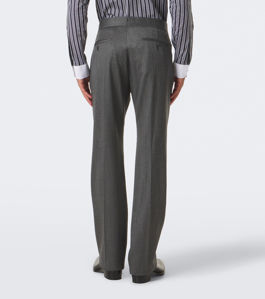 Tom Ford - Mouliné wool twill straight pants