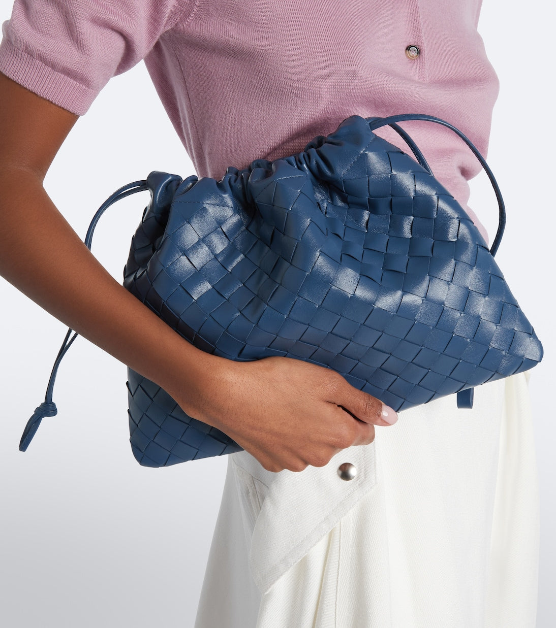 Bottega Veneta - Dustbag Intrecciato Medium leather pouch
