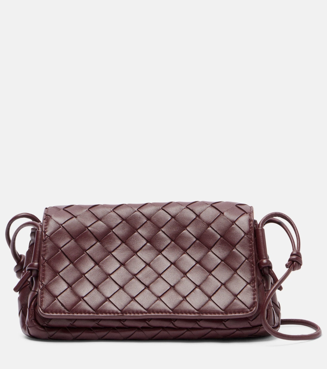 Bottega Veneta - Notturno Intrecciato leather crossbody bag