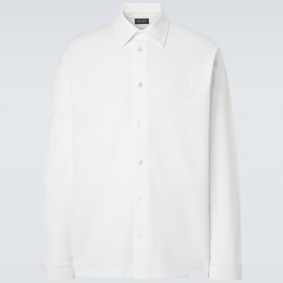 Gucci - Cotton-blend piqué shirt
