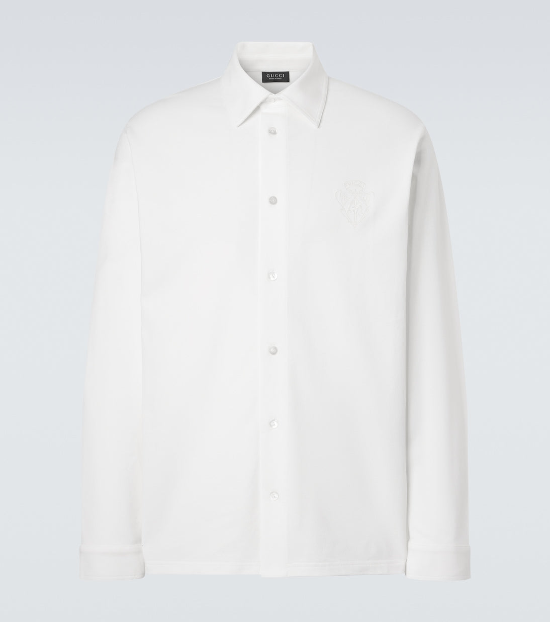Gucci - Cotton-blend piqué shirt