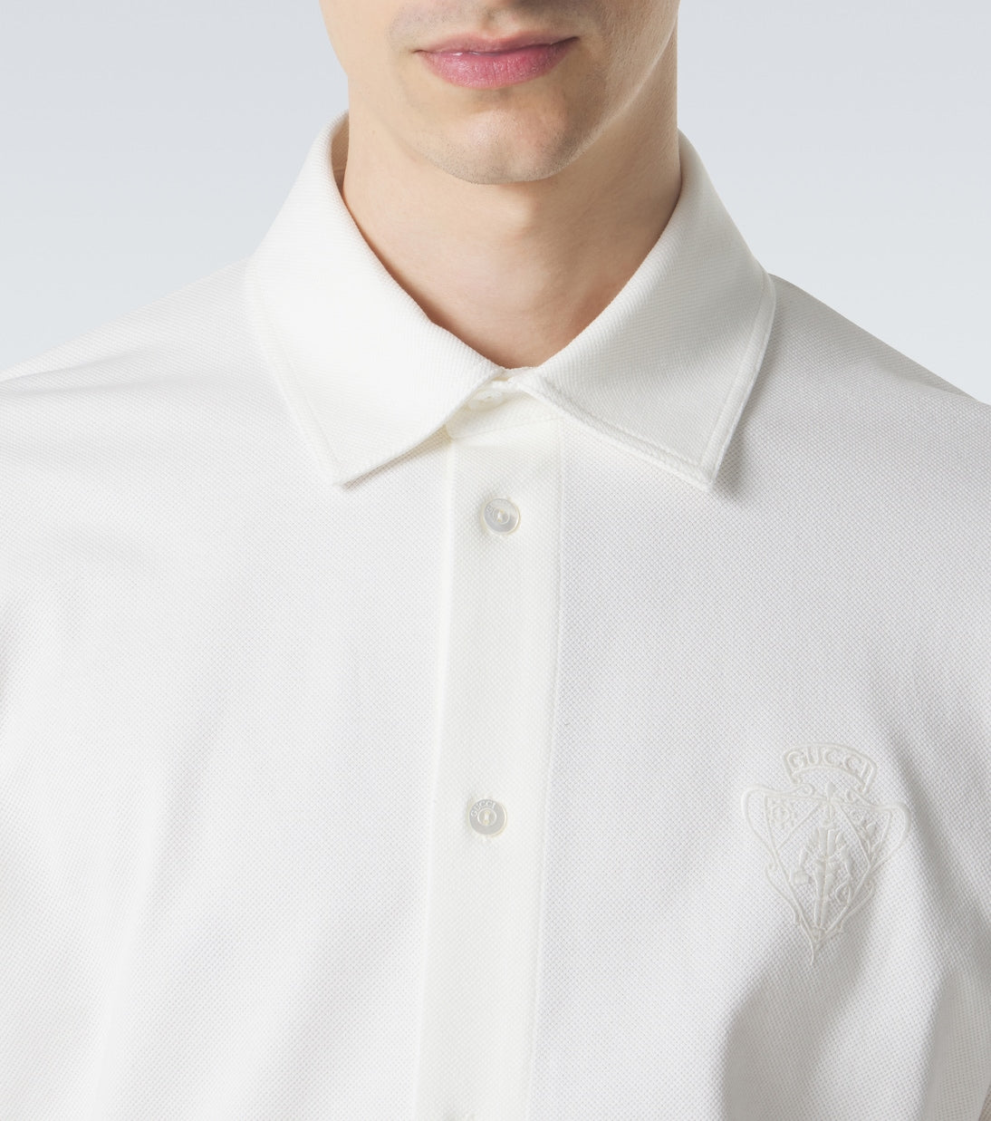 Gucci - Cotton-blend piqué shirt