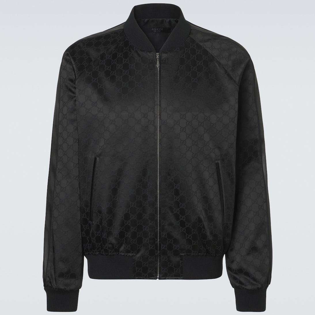 Gucci - GG cotton-blend satin jacket