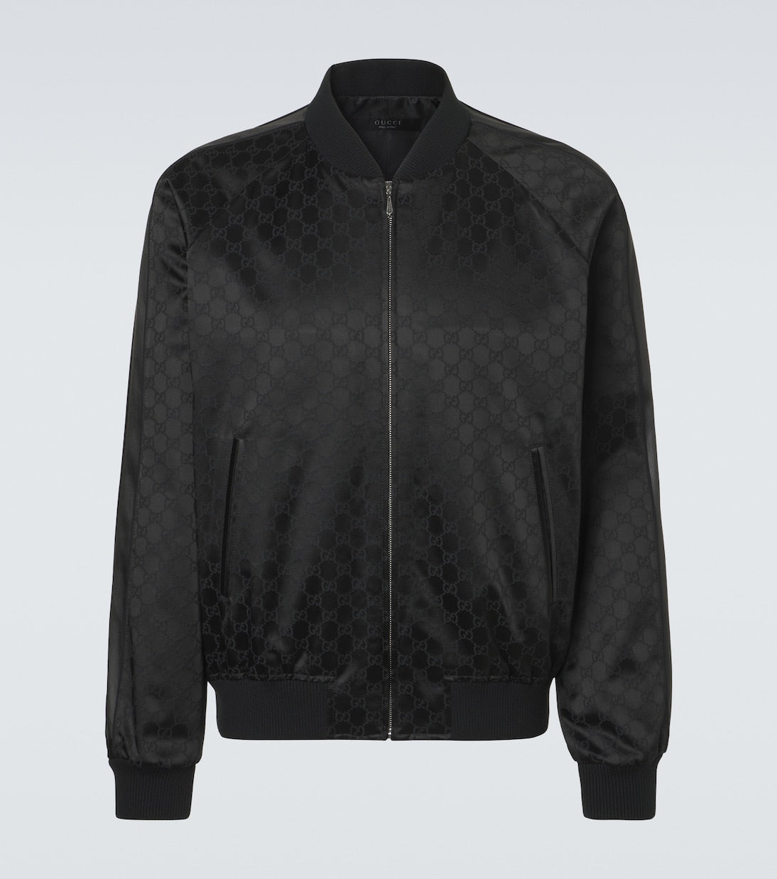 Gucci - GG cotton-blend satin jacket