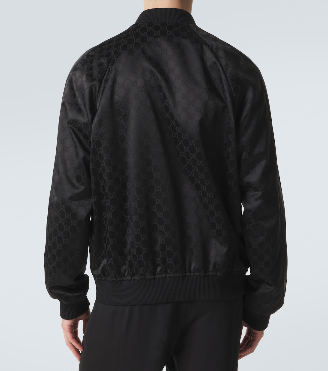 Gucci - GG cotton-blend satin jacket