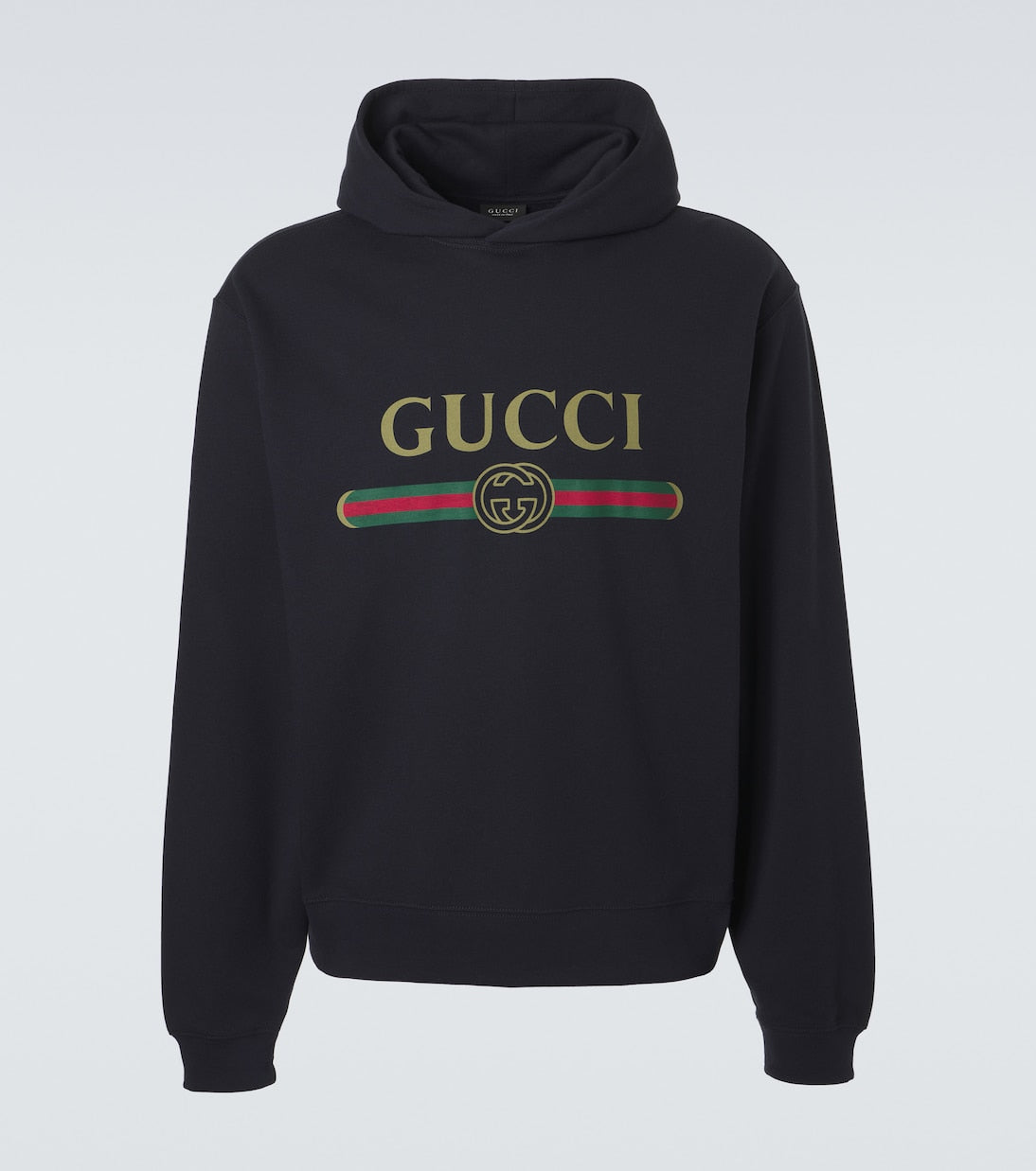 Gucci - Logo cotton and cashmere jersey hoodie