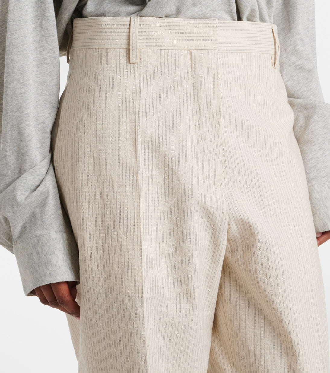 Dries Van Noten - Pilar striped cotton-blend straight pants