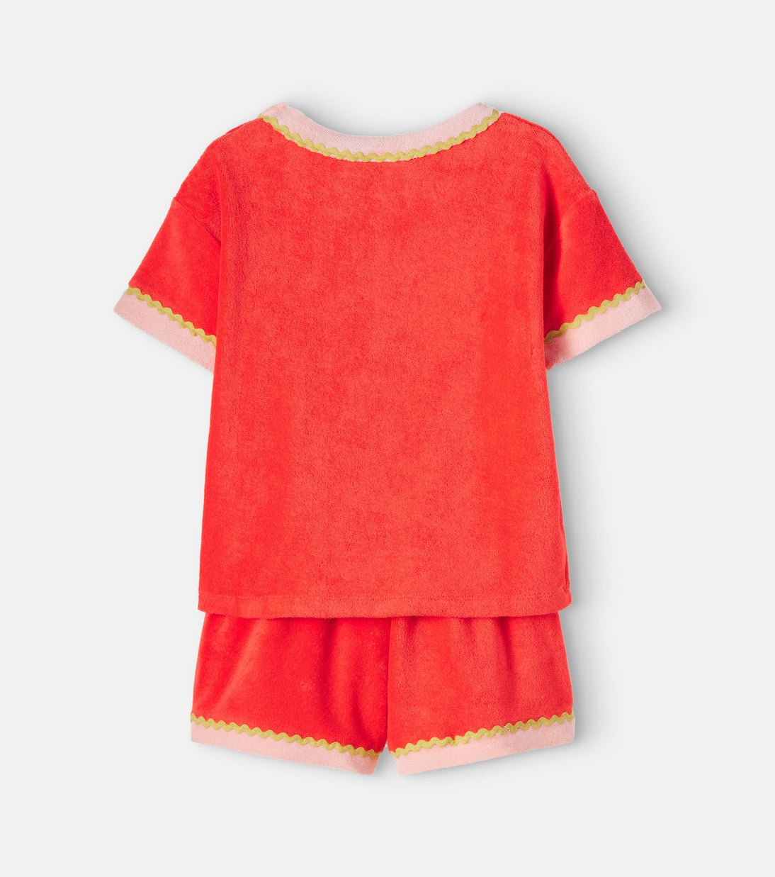 Bonton - Livia cotton terry T-shirt and shorts set