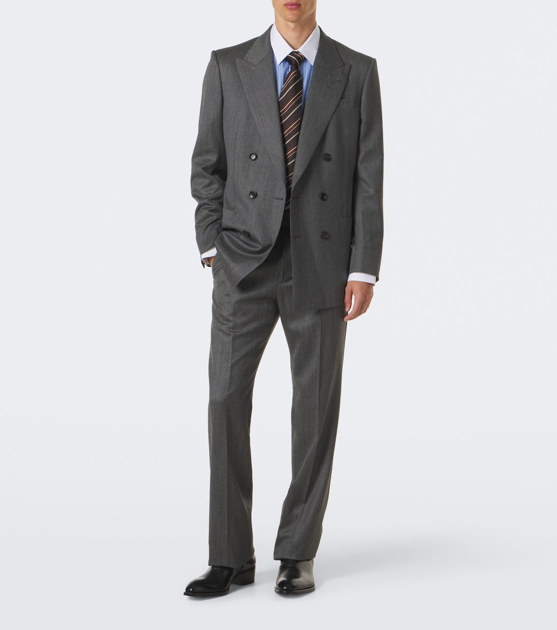 Tom Ford - Striped cotton satin shirt
