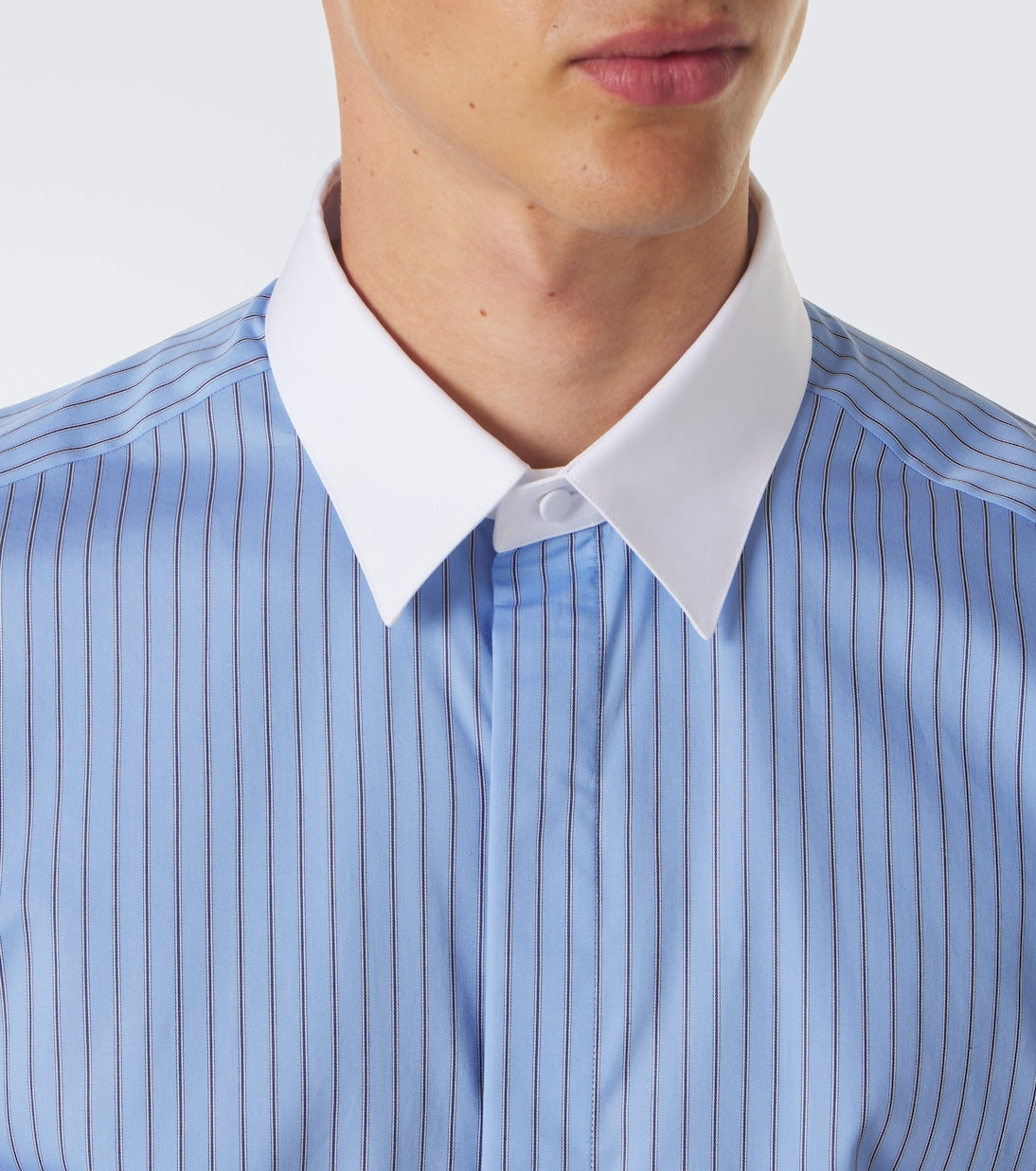Tom Ford - Striped cotton satin shirt