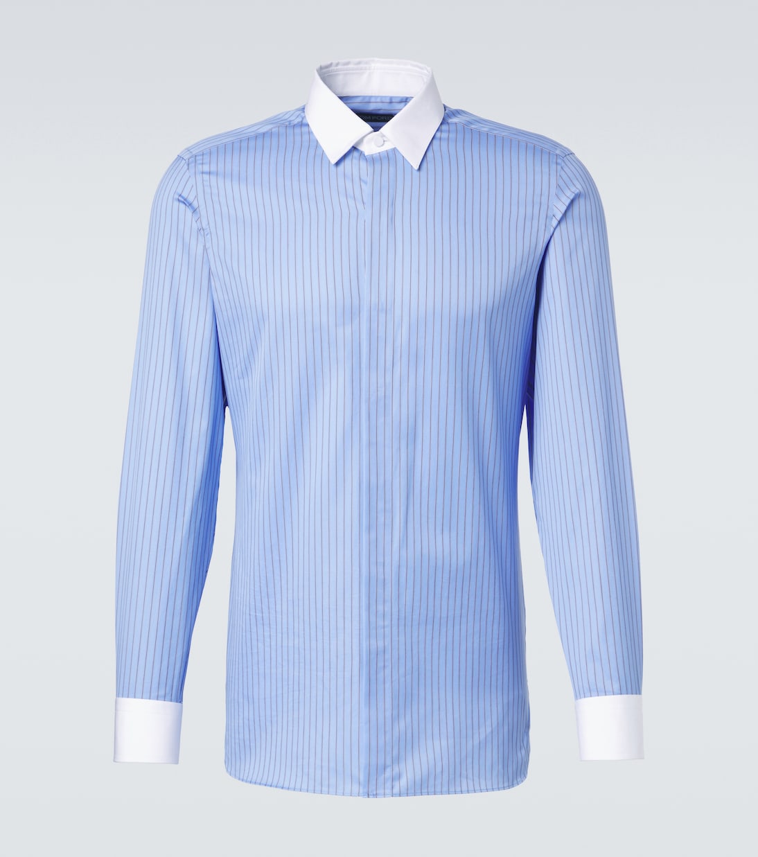 Tom Ford - Striped cotton satin shirt