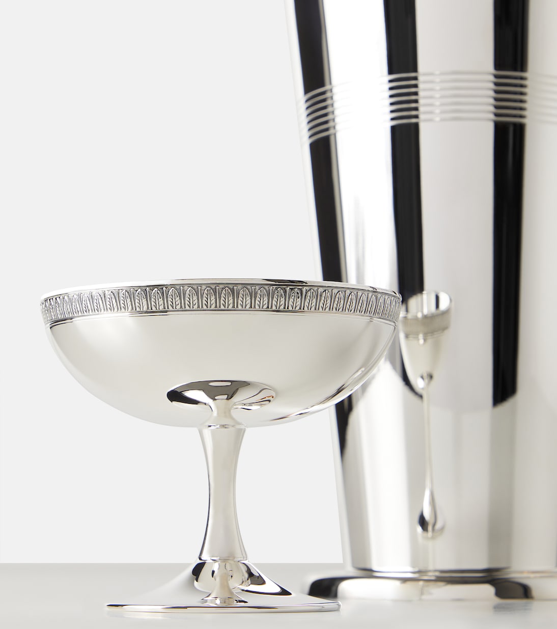 Christofle - Malmaison silver-plated dessert bowl