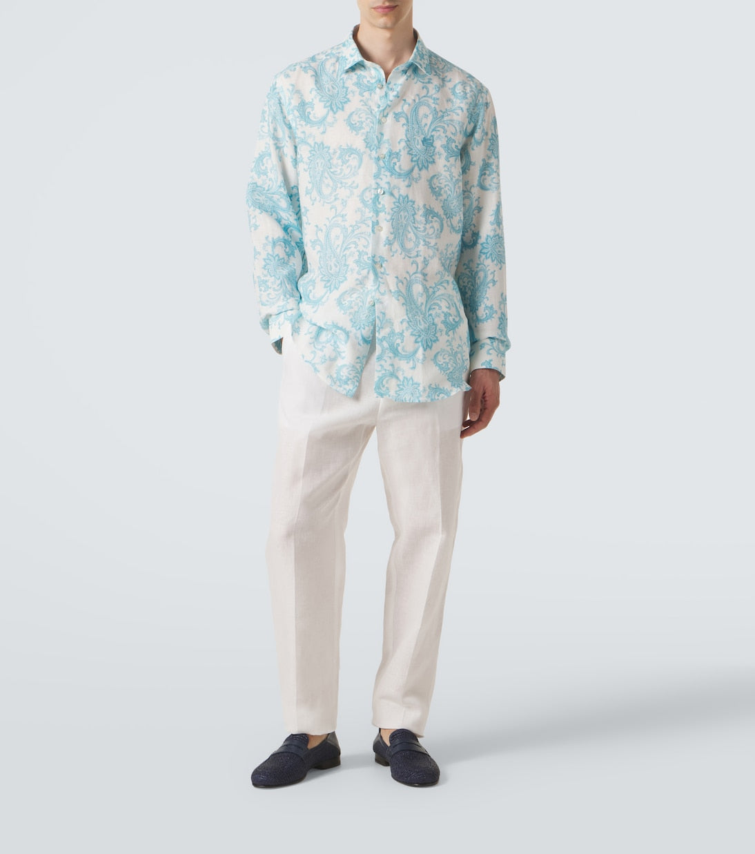 Etro - Paisley linen shirt