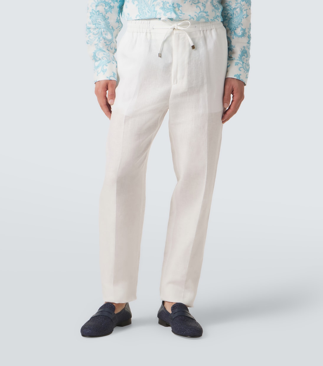 Etro - Linen slim pants