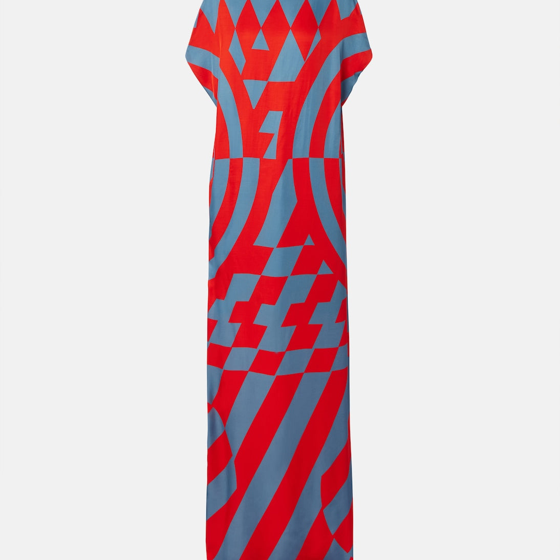 Dries Van Noten - Printed satin maxi dress