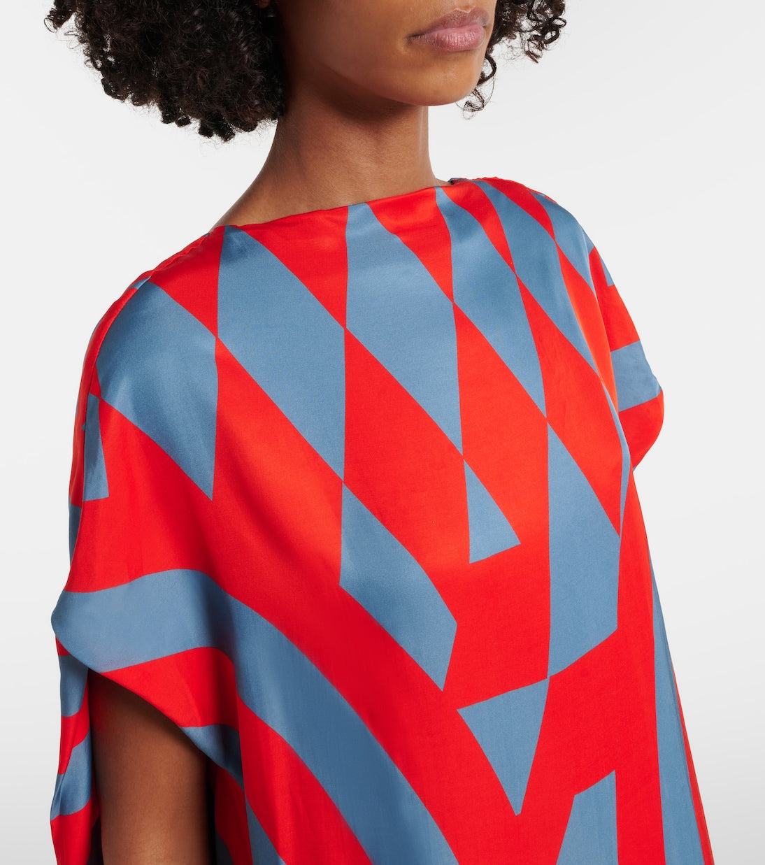 Dries Van Noten - Printed satin maxi dress