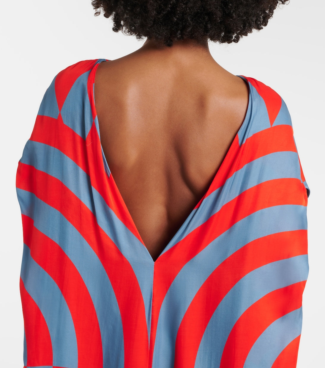 Dries Van Noten - Printed satin maxi dress