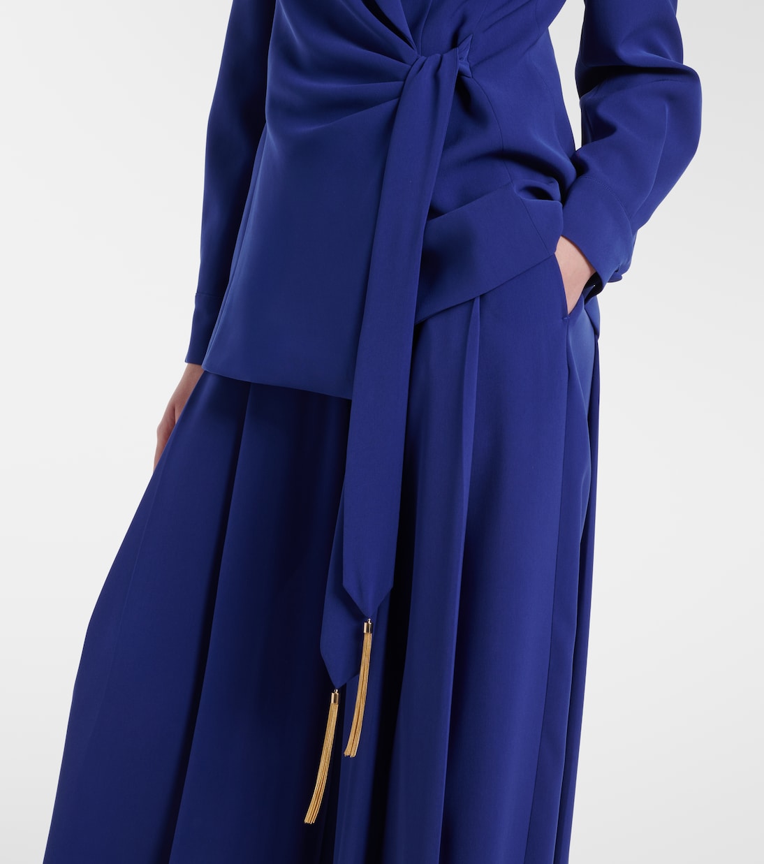 Max Mara - Elegante Skipper cady wrap blazer