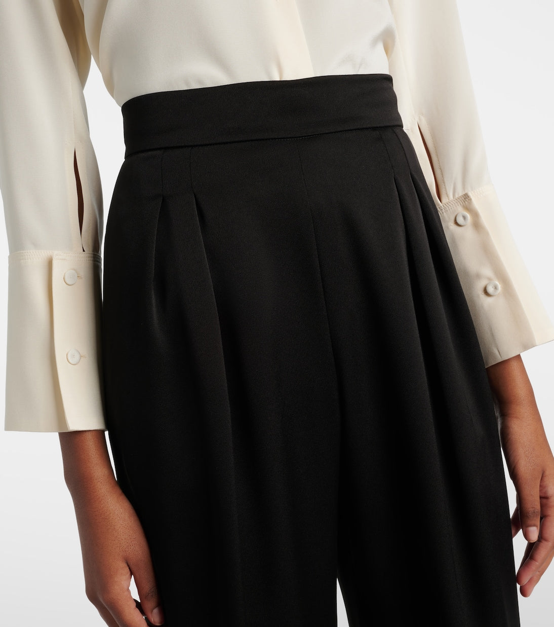 Max Mara - Divo satin wide-leg pants