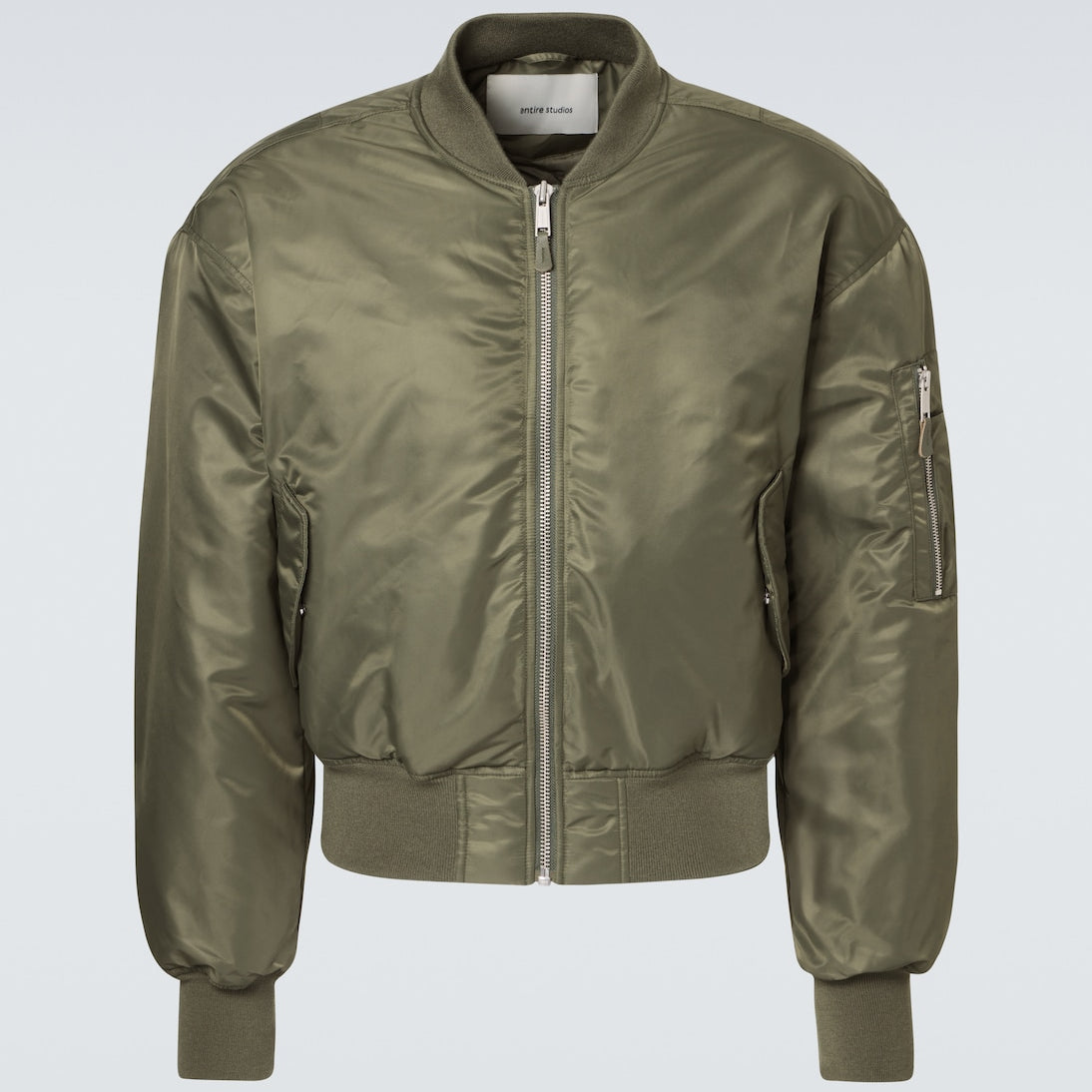 Entire Studios - Uniform cropped bomber jacket