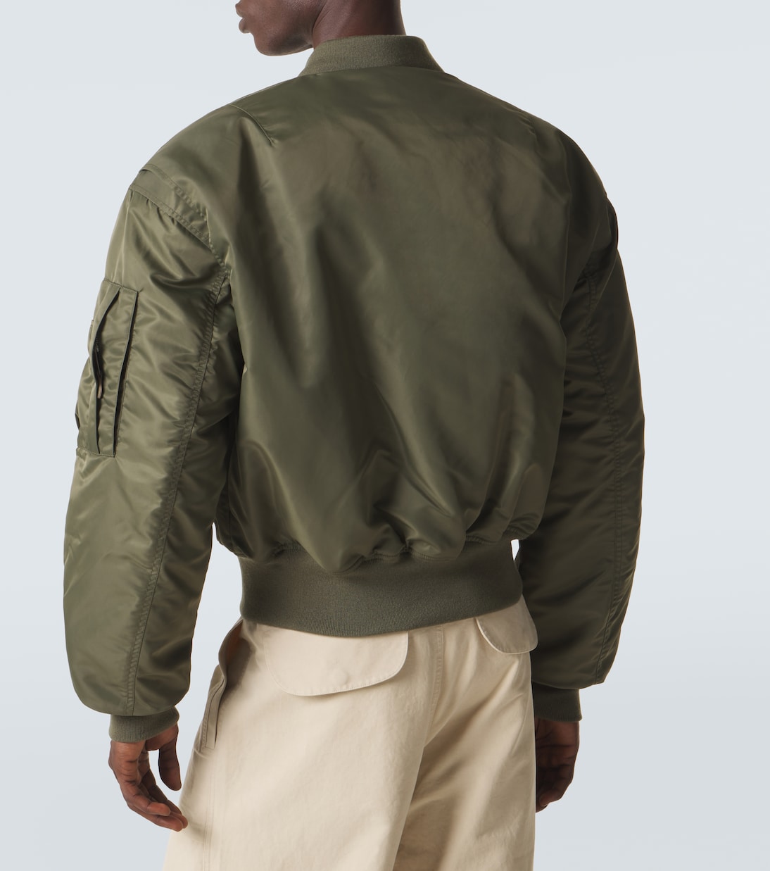 Entire Studios - Uniform cropped bomber jacket