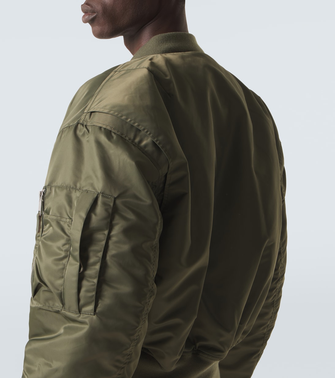 Entire Studios - Uniform cropped bomber jacket