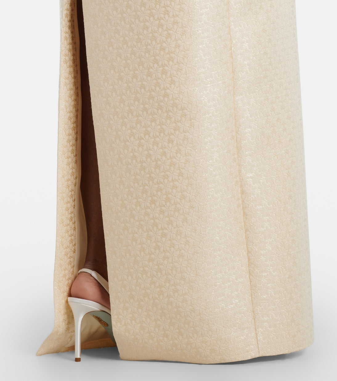 Markarian - Bridal Yolanda brocade off-shoulder gown