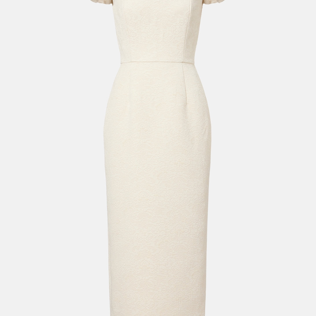 Markarian - Bridal Amina wool-blend jacquard midi dress