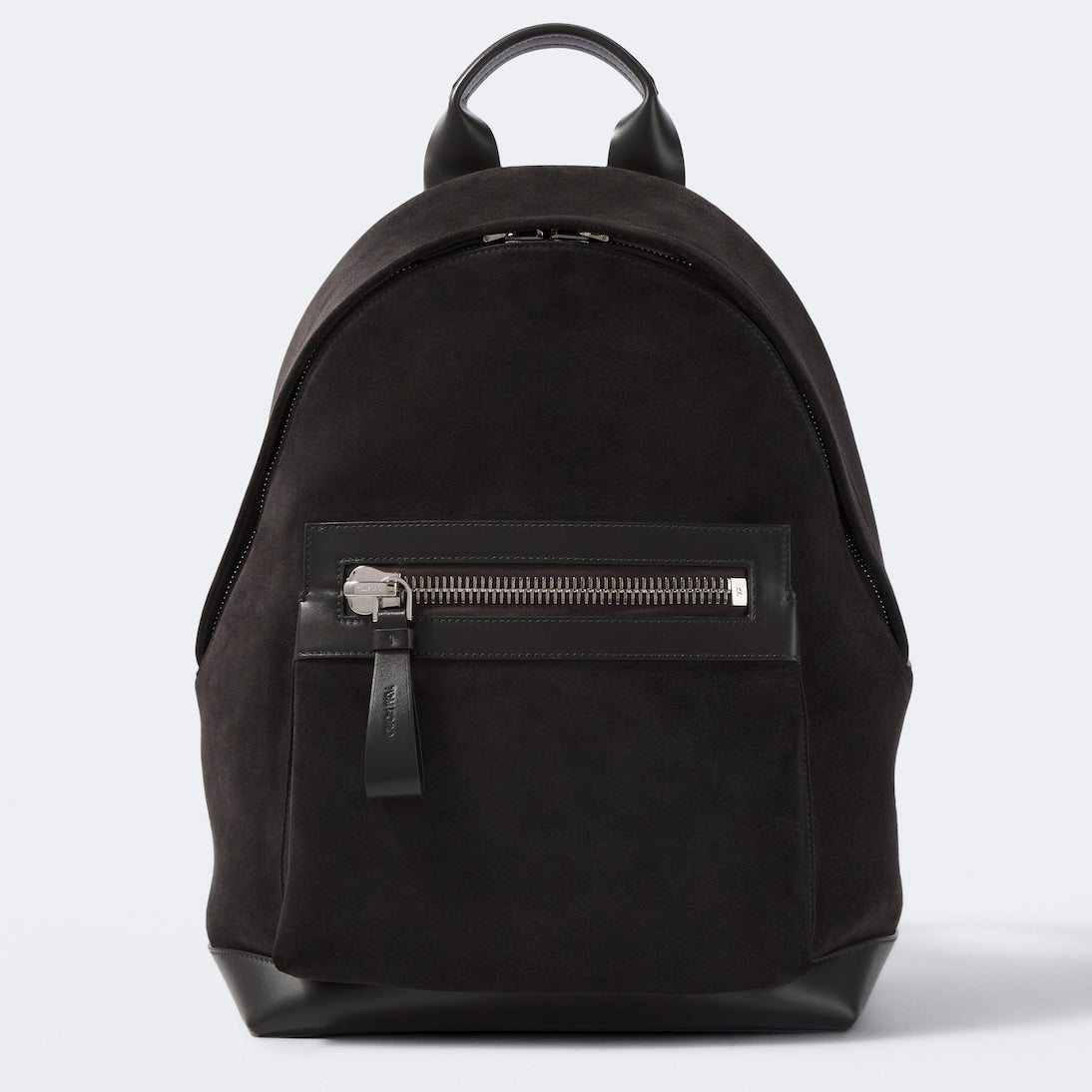 Tom Ford - Buckley leather-trimmed suede backpack