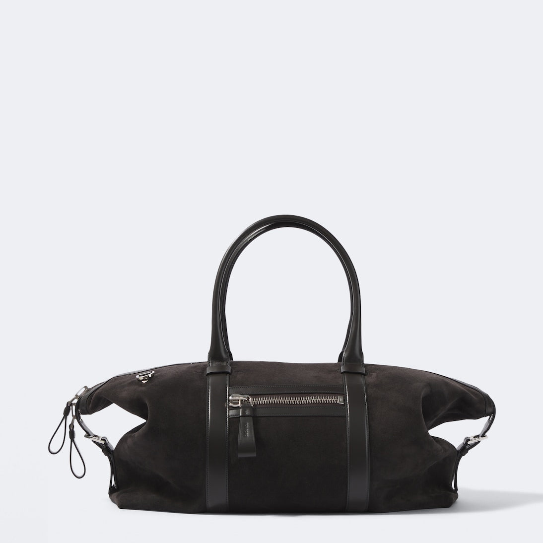 Tom Ford - Buckley leather-trimmed suede duffel bag