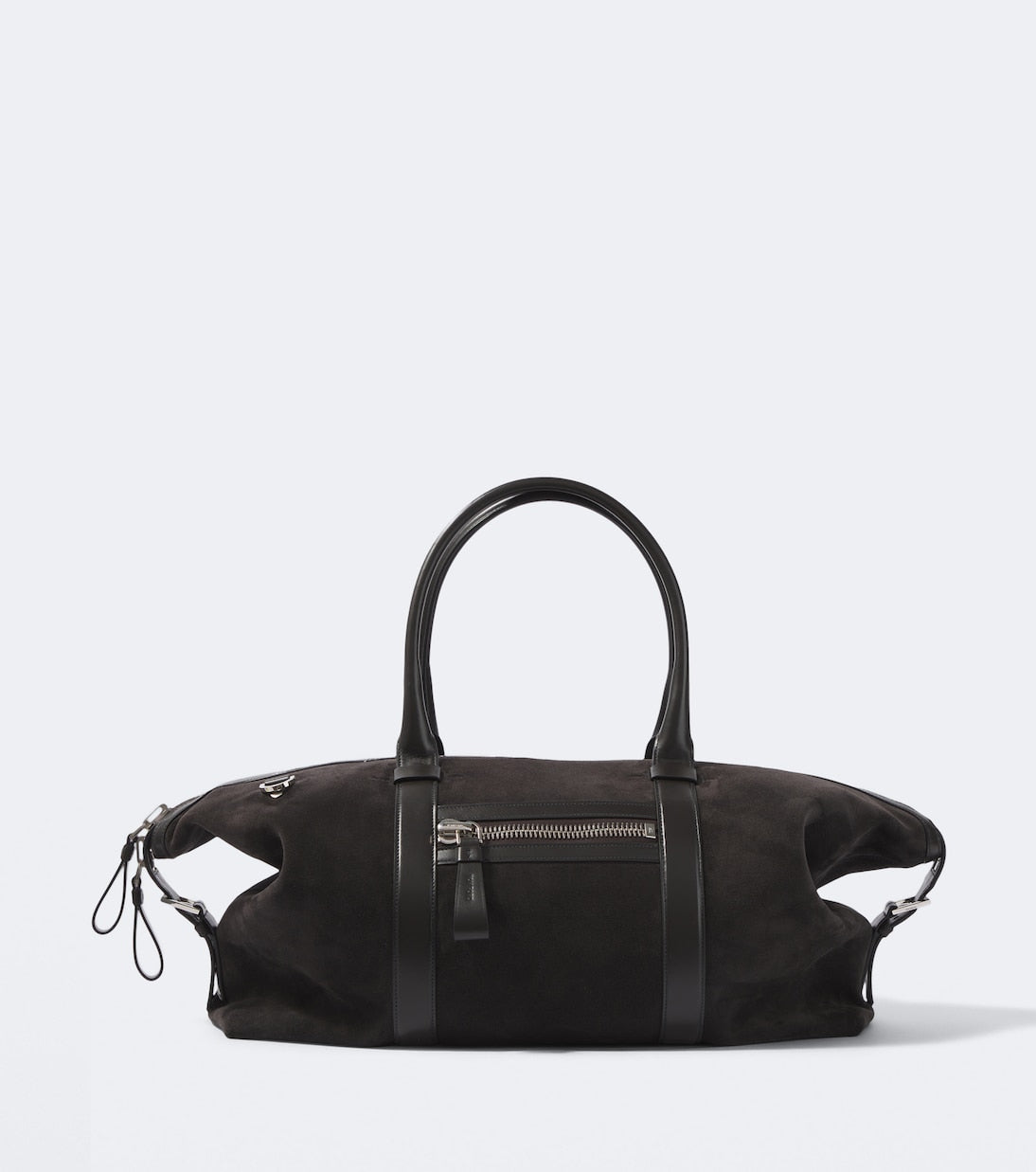 Tom Ford - Buckley leather-trimmed suede duffel bag