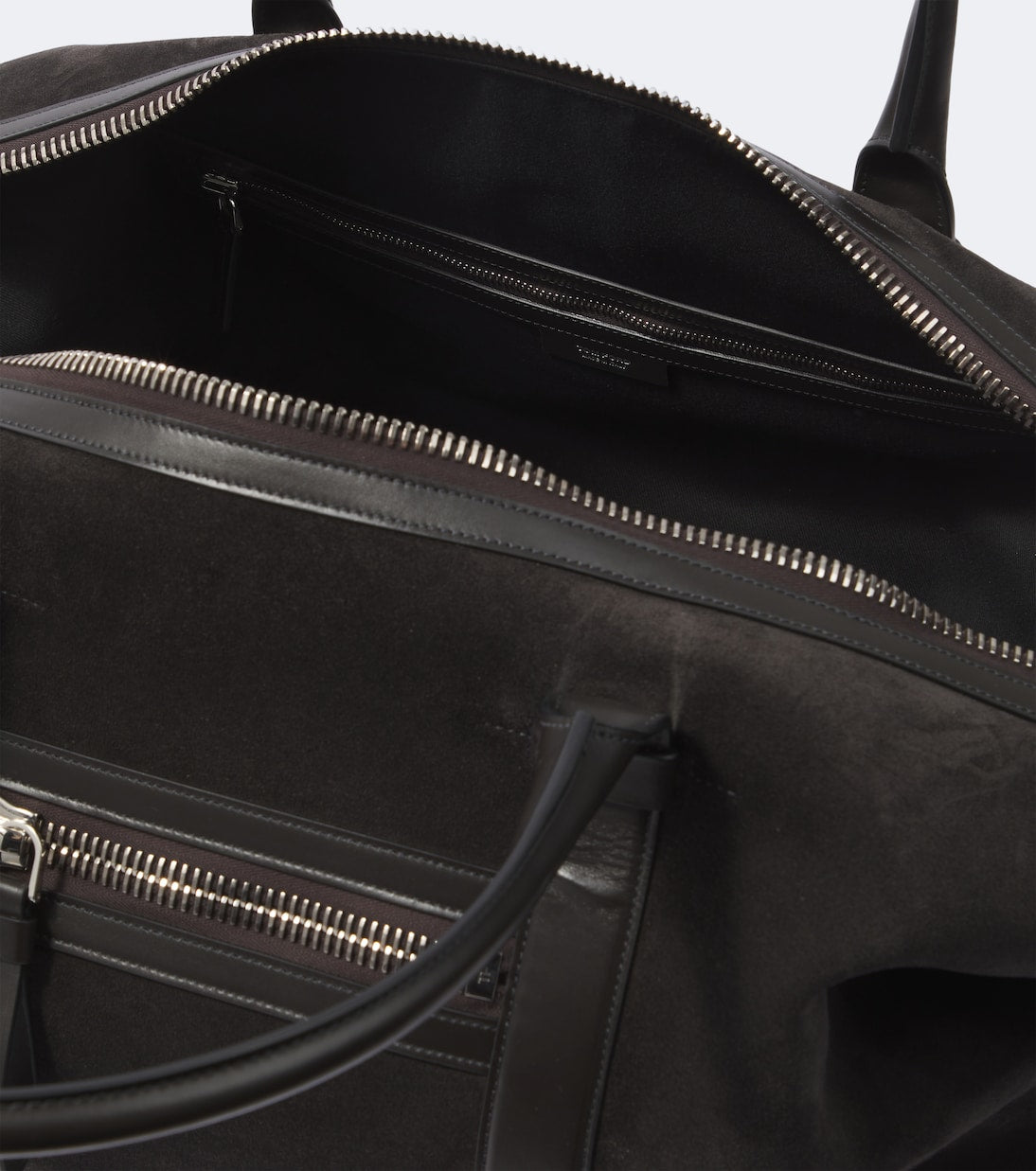 Tom Ford - Buckley leather-trimmed suede duffel bag