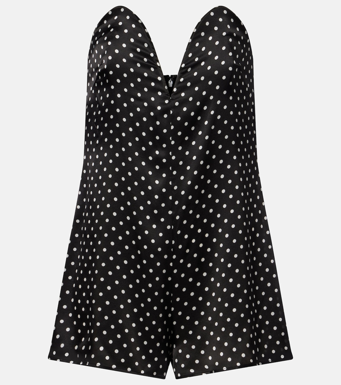 Jean Paul Gaultier - Polka-dot silk romper