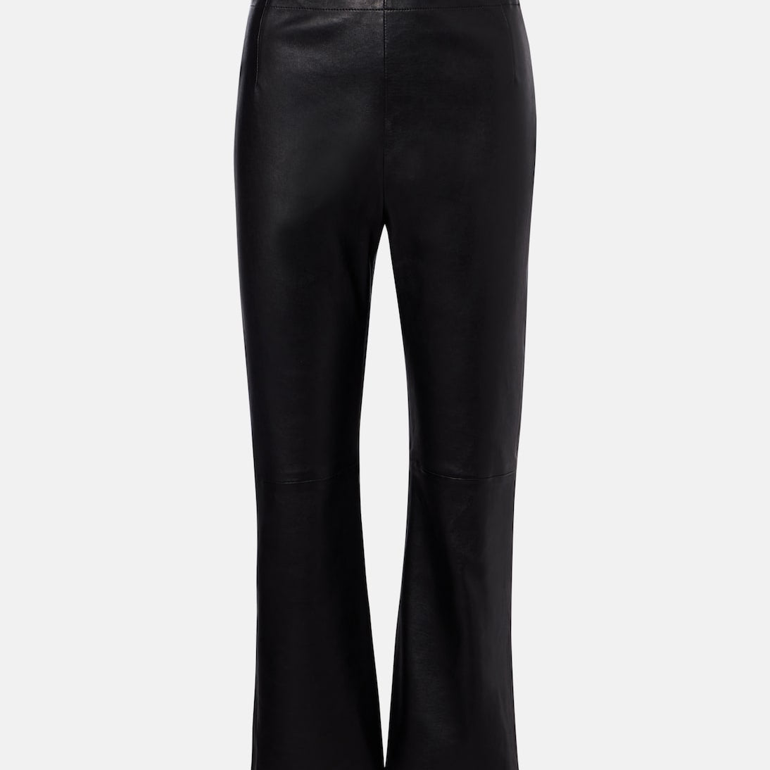 Nour Hammour - Leather cropped slim pants