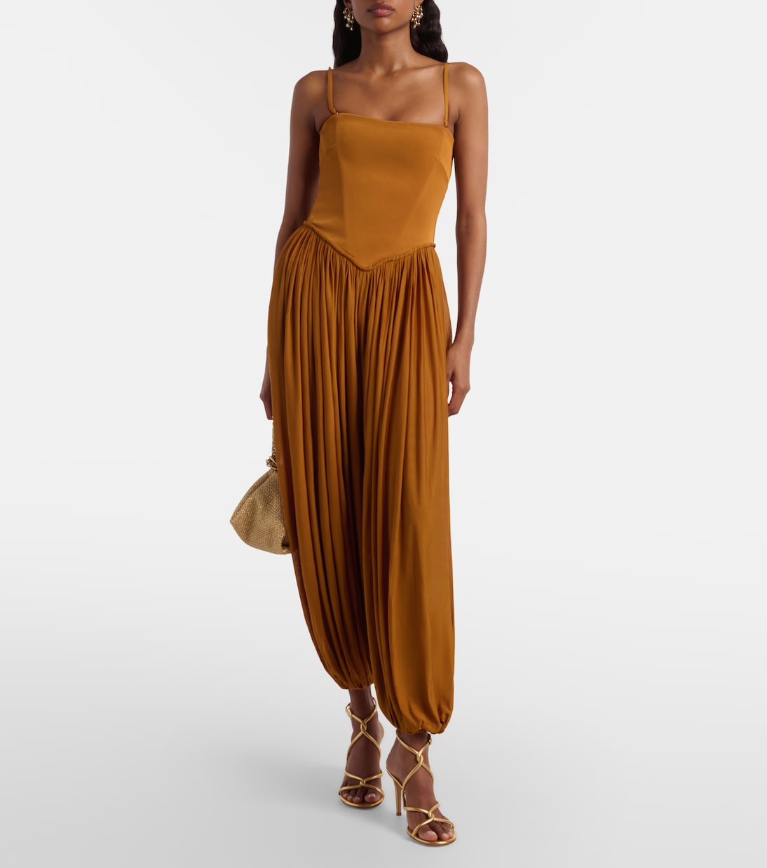 Zimmermann - Luna pleated jersey jumpsuit