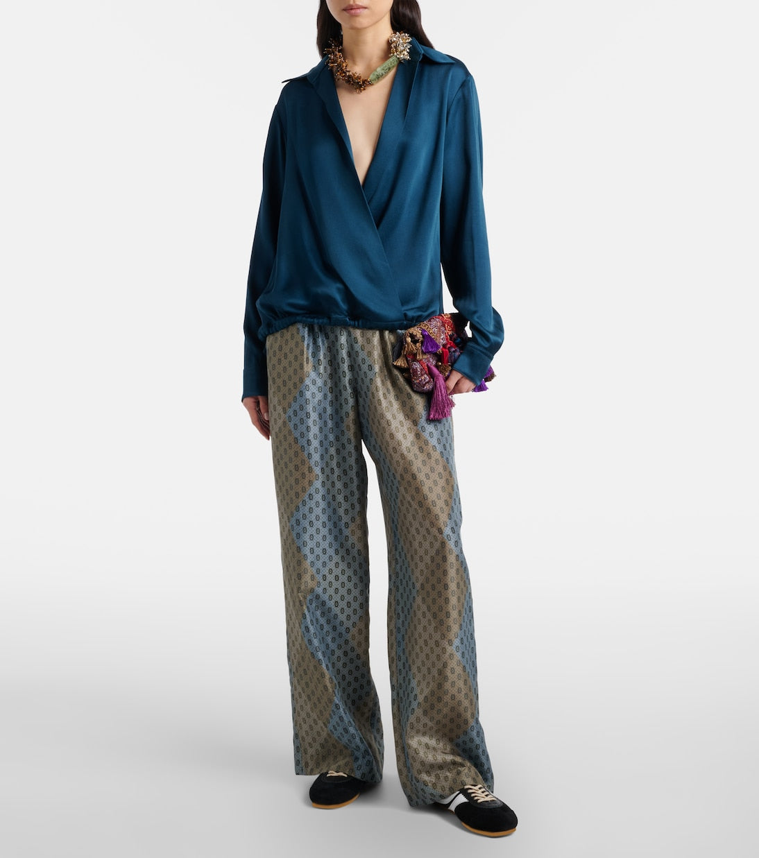 Dries Van Noten - Suede mules