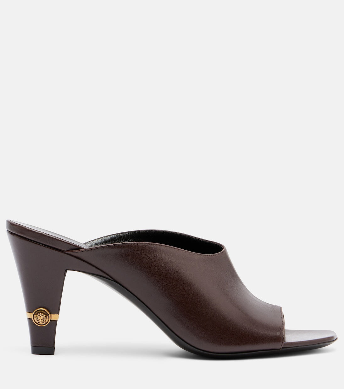Versace - Giulietta leather mules