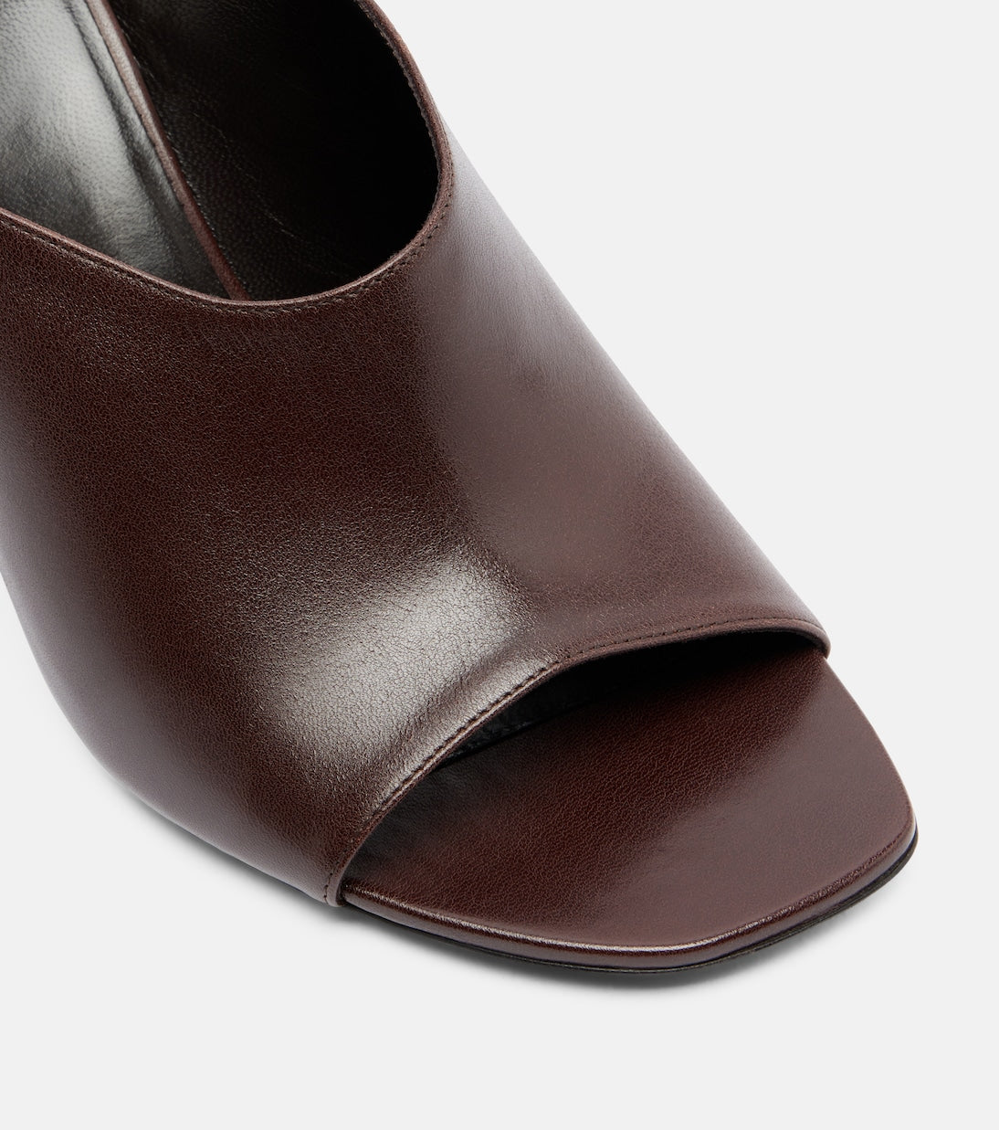 Versace - Giulietta leather mules
