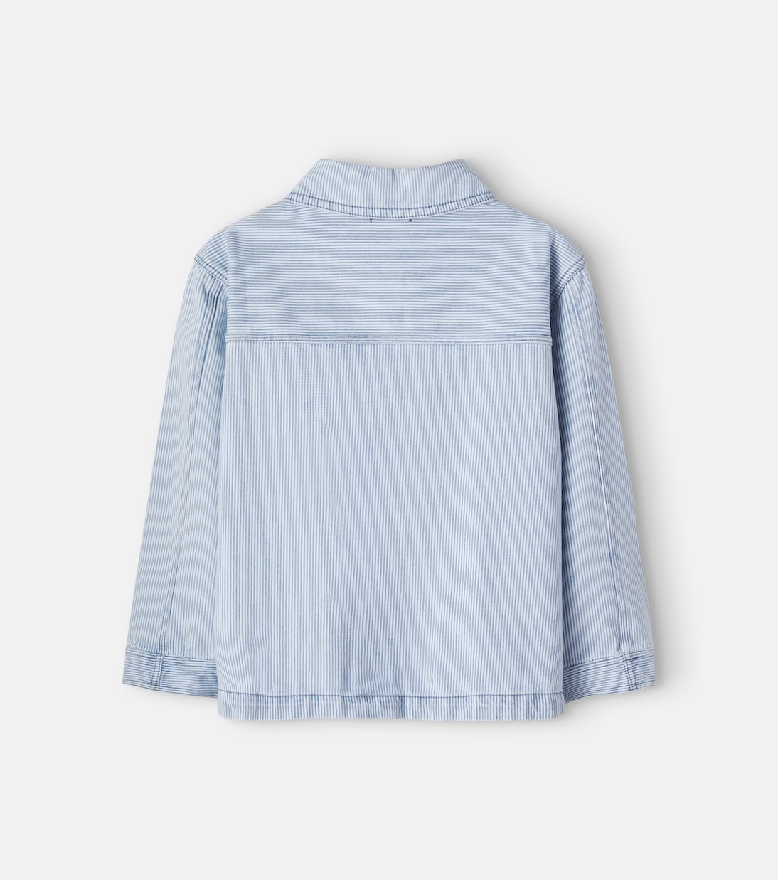 Cozmo - Ridge striped denim jacket