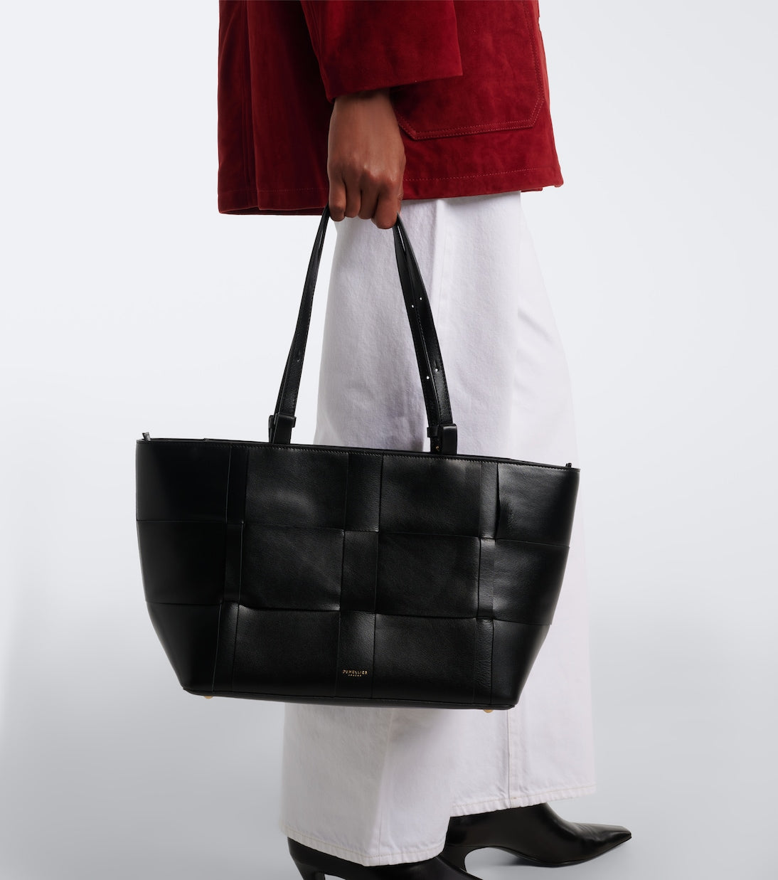 DeMellier - Florence Large woven leather tote bag