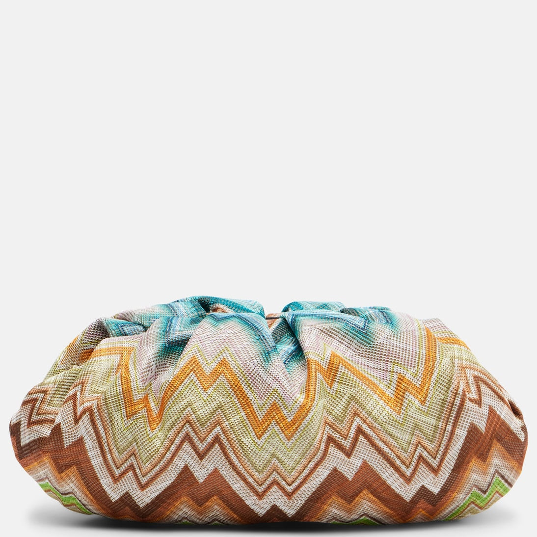 Missoni - Zigzag Small leather-trimmed clutch