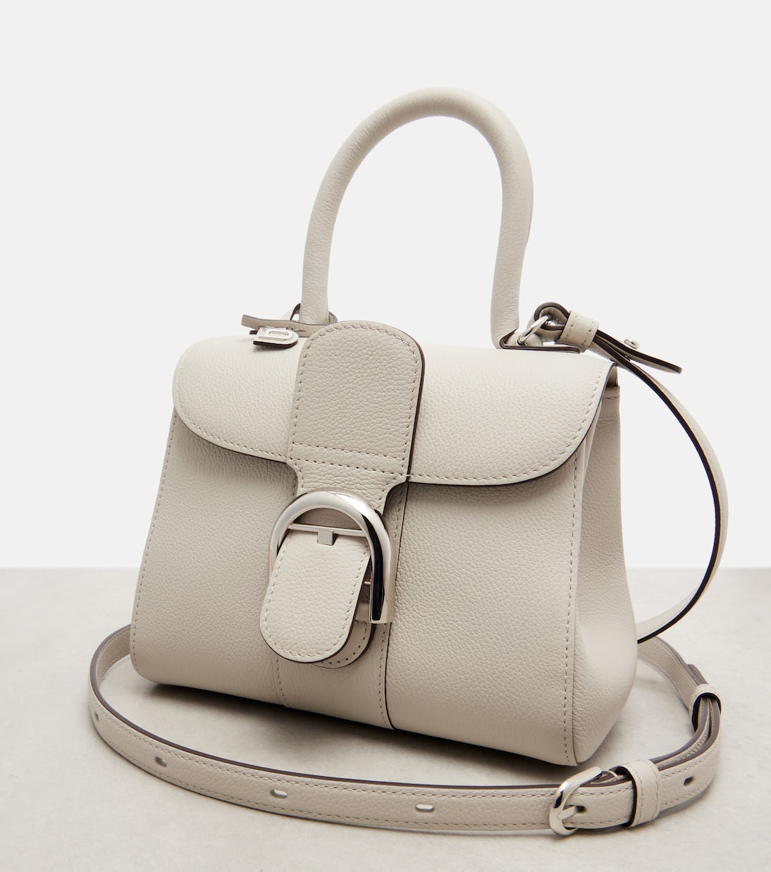 Delvaux - Brillant Mini leather top-handle bag