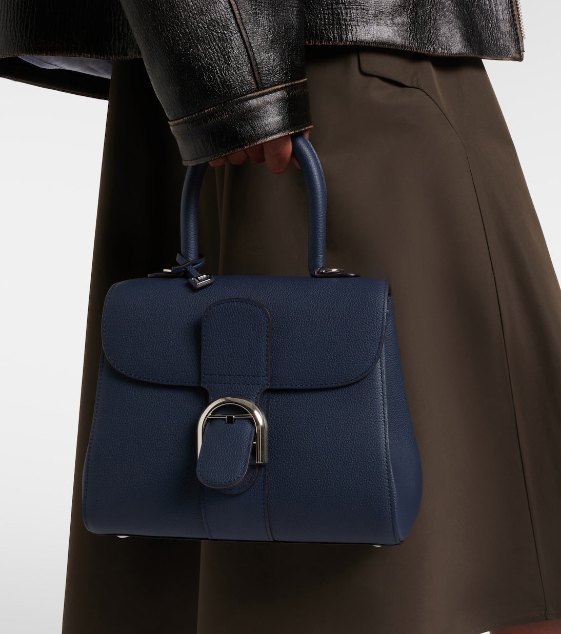 Delvaux - Brillant PM leather top-handle bag