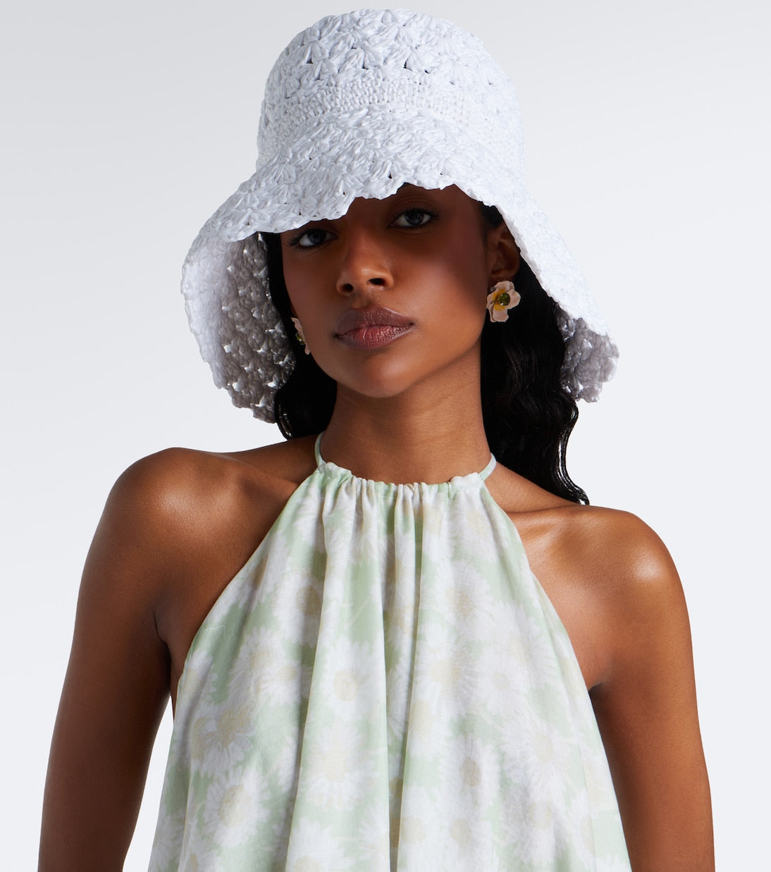 Aquazzura - Crochet bucket hat