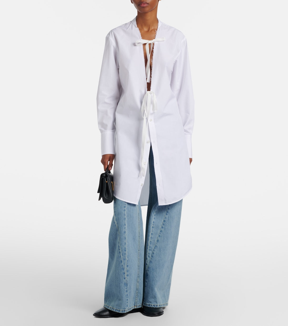 Maison Margiela - Cotton poplin shirt dress