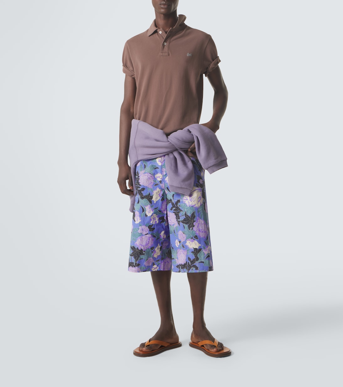 ERL - Cotton piqué polo shirt