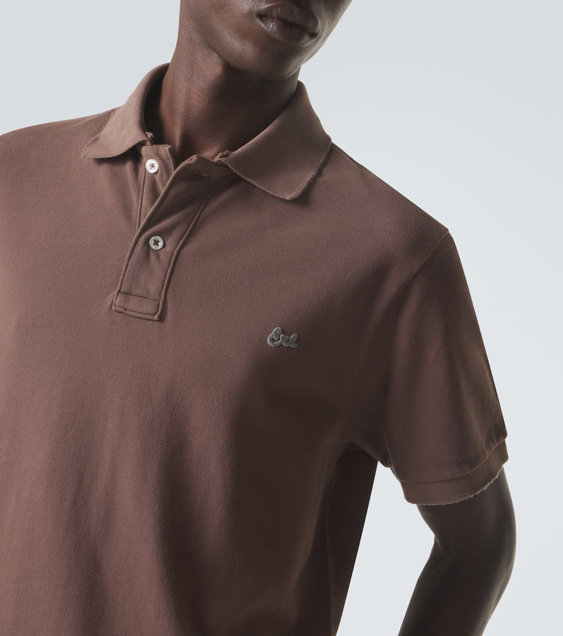 ERL - Cotton piqué polo shirt