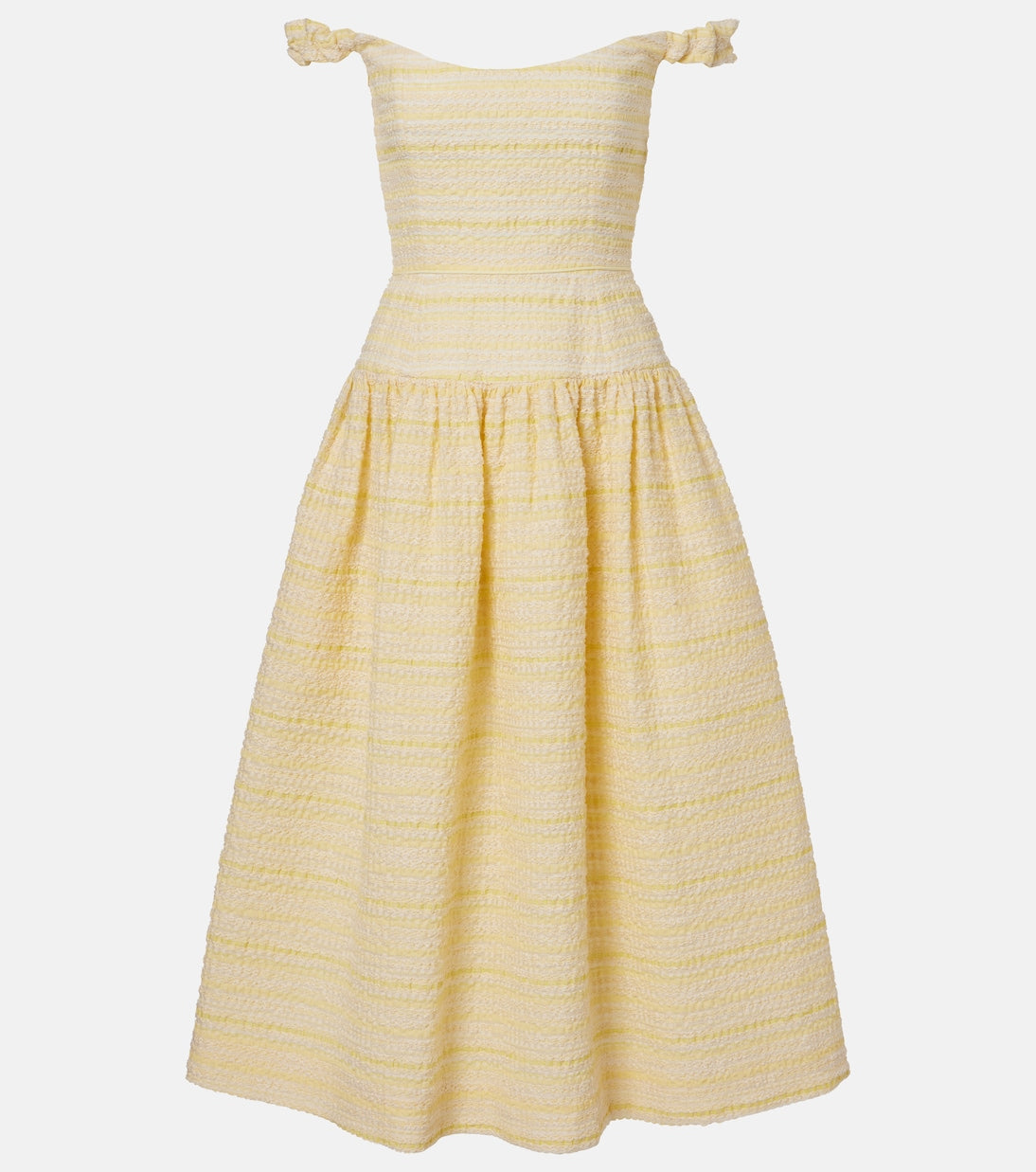 Markarian - Georgie cotton-blend organza midi dress